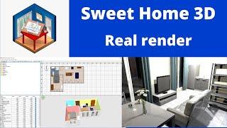 Sweet Home 3D real render