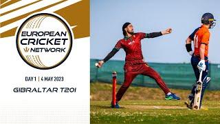  ECN Gibraltar T20I, May 2023 | Day 1 | T20 Live International Cricket | European Cricket