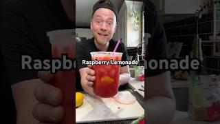 Homemade Raspberry Lemonade  #homemaderaspberrylemonade #easyrecipe #raspberrylemonade #try #fyp