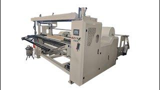 Low price maxi roll paper slitting machine for Saudi Arabic