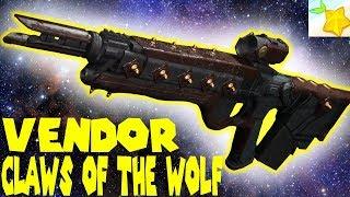 Insane fire rate!! Vendor roll CLAWS OF THE WOLF review - Destiny 2