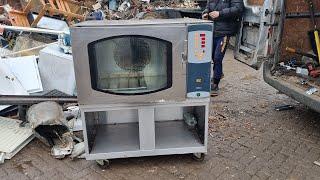 we took this HUGE double oven to the scrap yard how much did we we get for it