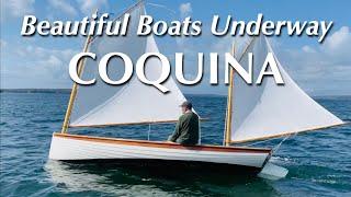 Sailing a Herreshoff Coquina with Maynard Bray – Beautiful Wooden Boats Underway