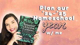 Planning Our Homeschool Year | 2024-2025 | Making a Public School Calendar Schedule Work for Us