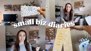 Small Biz Diaries | Anxiety & Starting New Things