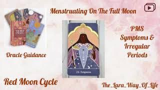 Menstruating on a Full Moon | Red Moon Cycle #redmooncycle #period #menstruation #fullmoon