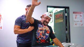 ECW Legend *SABU* Gets Extreme Muscle Therapy for Back Pain