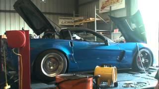 ***Late Model Racecraft Twin Turbo Corvette makes 1656rwhp on Loaded Dyno***