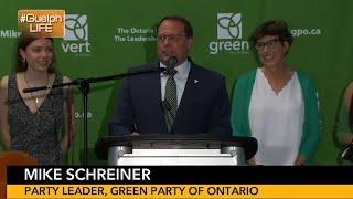 #GuelphLife: Mike Schreiner wins re-election in Guelph | Rogers tv