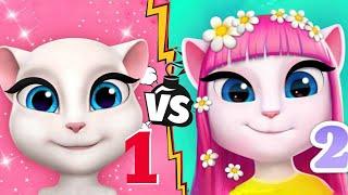 My talking Angela 1 VS My talking Angela 2 