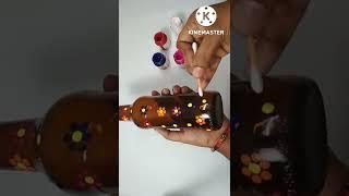 Bottle Art | Bottle Decoration Ideas #viral #trending #bottleart #bottledecorationideas #painting