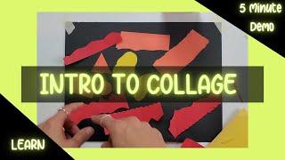 5 Minute Demo: Intro to Collage | Choice-Based Art Education