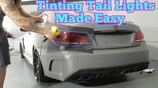 (Easy) How to tint tail lights with air release tint. Tinting tail lights pros and cons. By @ckwraps