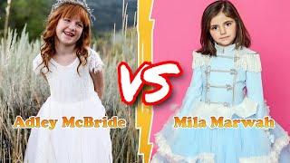 Mila Marwah VS Adley McBride Transformation ⭐ From Baby To 2024