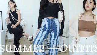 160CM SUMMER OUTFITS | Haul เสื้อผ้าหน้าร้อน Mix & Match | mynjimye