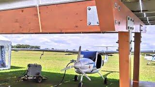 Amazing Aircraft Solar Off-Grid Charging System, 45 mins flight from 1hr 20mins charging in the sun!