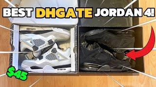 I FINALLY Found The *BEST* Jordan 4s on DHGATE! (Budget + 1:1 Quality Batch) | Full Unboxing