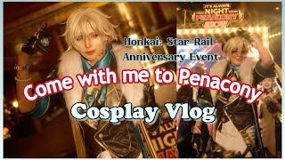 A Night in Penacony | I cosplayed Aventurine for the Honkai: Star Rail Anniversary party 