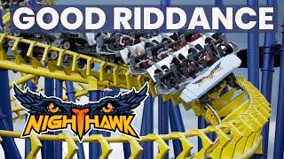 Carowinds has Permanently Closed its Worst Coaster; Goodbye Nighthawk!