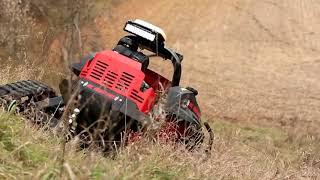 RC Mowers TK-52XP Tracked Slope Mower on a 40 Degree Slope