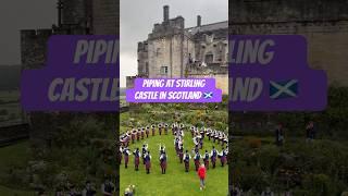 Have you seen Piping in Scotland? | Amazing Piping at Stirling Castle in Scotland