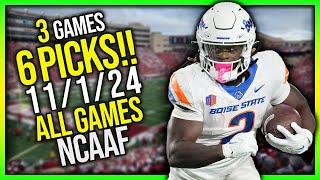 Free NCAAF Picks Today College Football Picks and Predictions 11/1/24