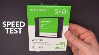 Western Digital WD GREEN SSD Speed Test & Unboxing