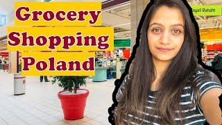 Grocery Shopping In Poland | Costly Indian Alcohol in Poland | Polish Supermarket Warsaw Polandvlogs