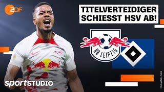 RB Leipzig – Hamburger SV Highlights | DFB-Pokal, 2. Runde 2022/23 | sportstudio