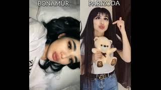 Tiktok Battl  Bonamur vs Parzidoa Usmanova Kim Kuchliligini Kamentga Belgilimiza #пари #бономур