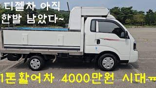 1톤활어차 이제 4000만원 시대 너무 비싸다~~ 신차급 중고 활어차 2023년식 14000km 현대FRP 1톤 디젤트럭