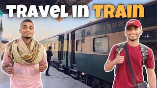 Karachi To Hyderabad By Train  || First Time Train Me Safar Kiya  || mr aseel vlog