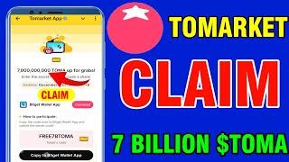 Tomarket 7 Billion Tomarket Token Claim | Tomarket 7,000,000,000 Toma Up For Grabs