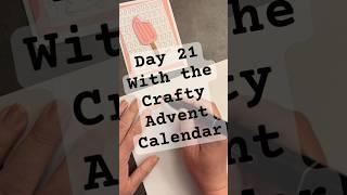 Day 21- Making a Card with the Crafty Advent Calendar from Spellbinders  2024