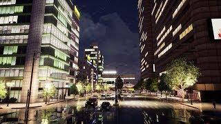 The scene of Taiwan city 3D Animation