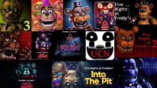 Every FNAF game jumpscares (500 subscriber special)