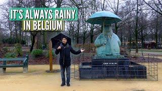 EXPLORING GIANT CAT STATUES IN BRUSSELS PARK – Must-See Le Chat Déambule Expo in The City Center!