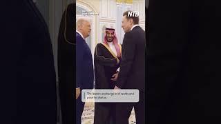 Trump, Prince Mohammed Greet Musk in Saudi Arabia
