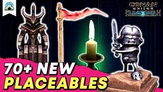 70+ New Placeables for Building and Decorating, Update 2.3 - Preview | Conan Exiles: Isle of Siptah