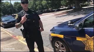 DEPUTY WANTS TO STALK, BUT GETS UPSET WHEN TOLD TO GET BACK TO WORK....GREENVILLE COUNTY SHERIFF'S