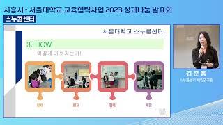 2023년 시흥시-서울대 교육협력사업(스누콤)