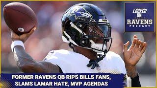 Former Baltimore Ravens QB rips Bills fans for Lamar Jackson hate, premature Josh Allen MVP agendas