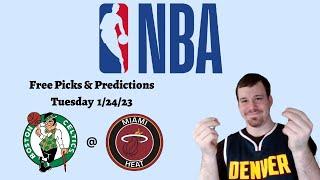 Celtics @ Heat- Tuesday 1/24/23- NBA Betting Picks and Predictions | Picks & Parlays