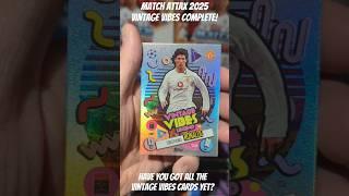 MATCH ATTAX 2025 VINTAGE VIBES COMPLETE SET! #topps #matchattax #ronaldo #messi #shorts