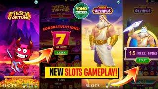 Yono Games FIERY FORTUNE & KING OF OLYMPUS Launch today new slots game Yono Rummy New game 