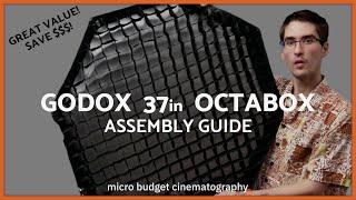 How To Assemble The Godox Octabox 37 Inch Softbox Setup