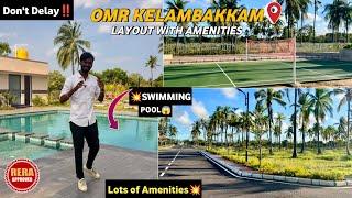 Layout with AmenitiesLand for sale in Chennai OMR KelambakkamBest Area‼️Honest Review