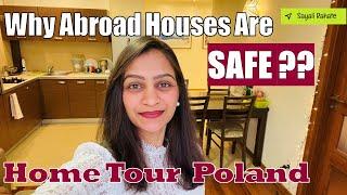 Why Abroad Houses Are SAFE | My Home in Poland | Europe Apartment Tour | Poland Home Tour