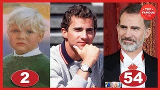 King Felipe VI Of Spain ⭐ Transformation From 0 To 54 Years Old