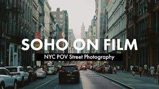 A Summer Night of Film Photography in SoHo NYC | POV Street Photography | Canon AE-1